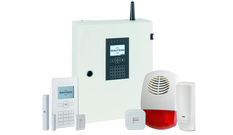 Das <strong>Hybrid-Alarmsystem DAITEM D34</strong>. Ihr Alarmsystem zum Einbruchschutz in Köln und Umgebung.